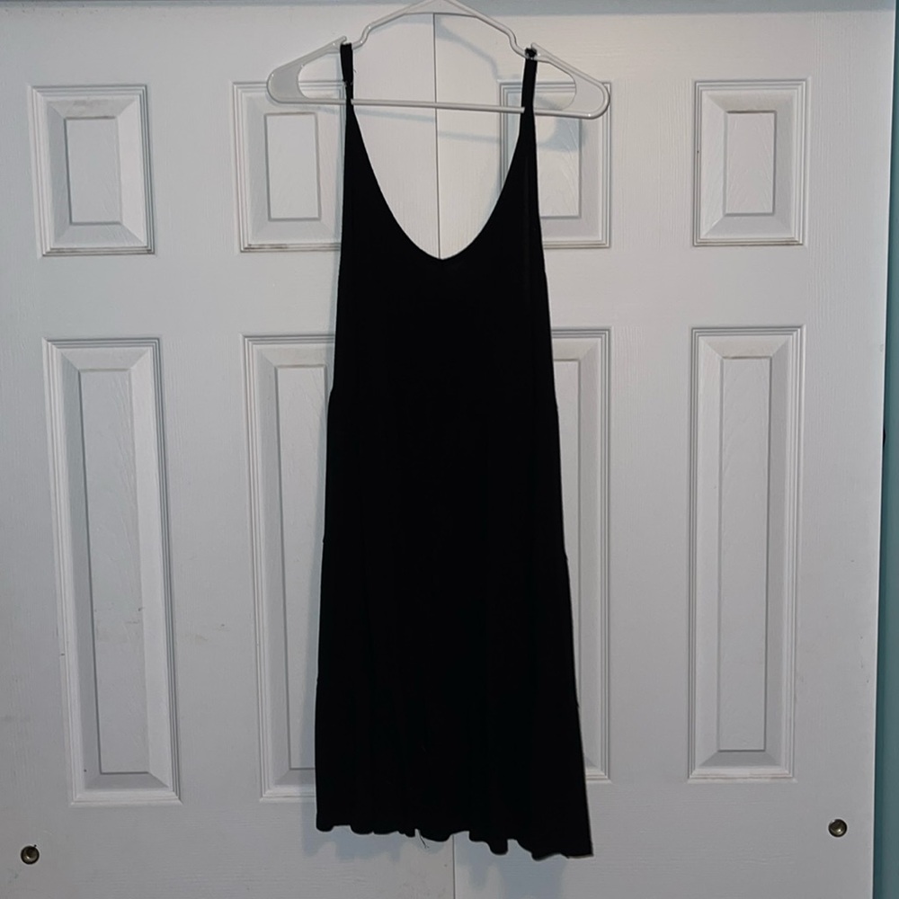 Spaghetti strap tiered dress